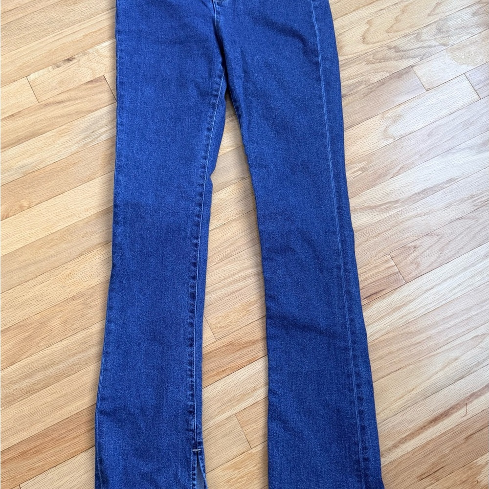 Express Indigo Straight Leg Pants
